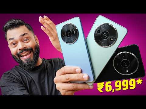 POCO C61 Unboxing & First Look ⚡90Hz, Glass Back, Android 14 @ ₹6999*