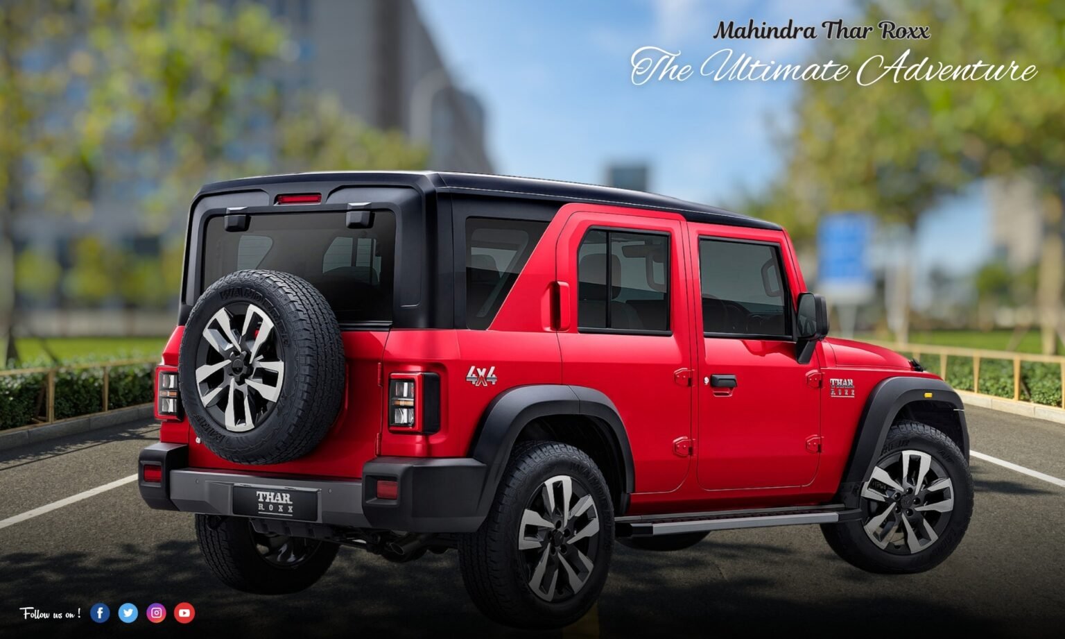 Discover the mahindra thar roxx: ultimate off-road suv for adventure seekers